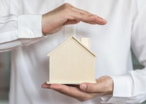 A rental house in the U.S. with landlord insurance protecting property and rental income